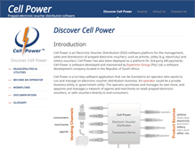 Tablet Screenshot of cellpower.co.za